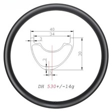 Cerchi in carbonio 27,5 MTB DH