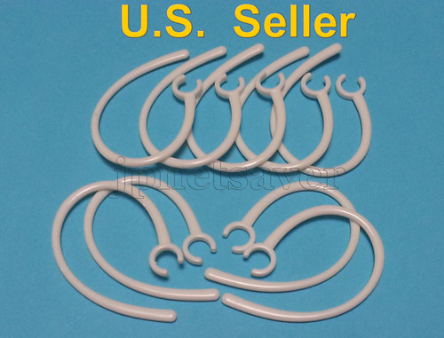 Ganci auricolari bianchi - 10,