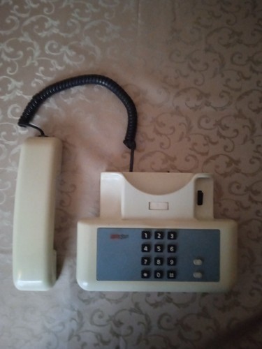 Telefono bianco cornetta - telefono, a