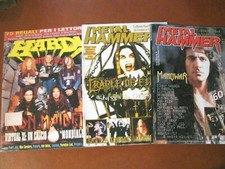Mini lotto 3 riviste metal :  2 Metal hammer e  1  Hard 