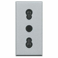 BTicino HC4180 Axolute Presa Bipasso - Grigia