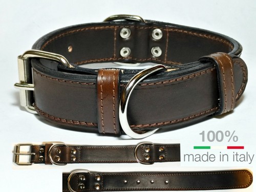 Collare per cane cuoio - collare,