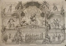 Holzstich - Das Karnevalsfest