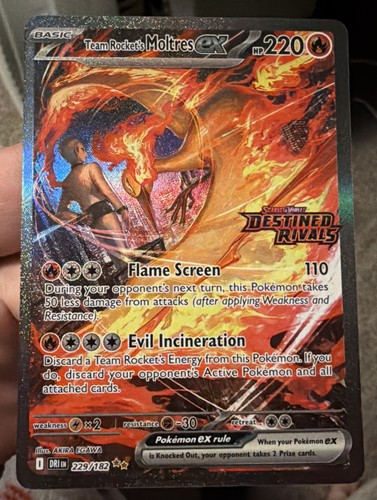 Team rockets moltres - rockets, ex