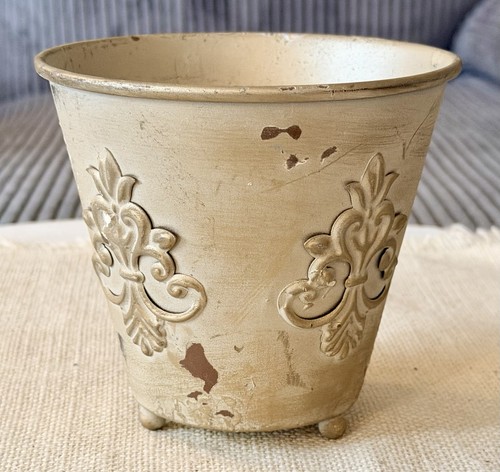 Fioriera vintage metallo - vintage,