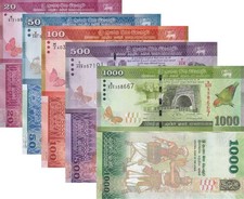 Sri Lanka Set 5 UNC 20 50 100