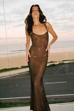 Vestito Abito Elegante Lungo