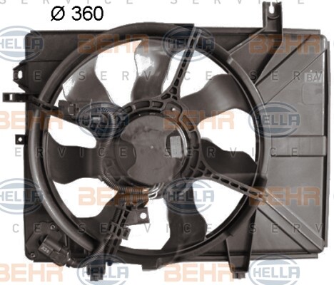 Radiatore ventola mahle - ventola, 8ew