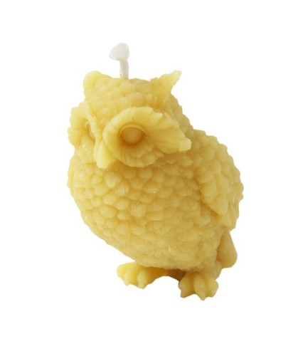 Plump owl silicone candle - plump,