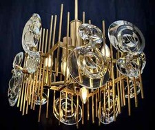 ❤️ CHANDELIER LAMPE LUSTRE SCIOLARI TORLASCO MID CENTURY VINTAGE KRONLEUCHTER