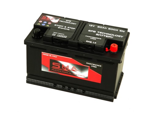 Batteria avviamento auto sma - batteria,