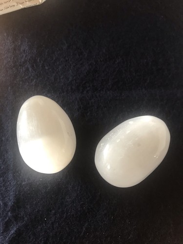 Uovo selenite meditazione - uovo,