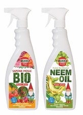 Olio Neem da 650 ml + 1 Sapone molle da 650 ml x afidi, cocciniglie e fumaggine