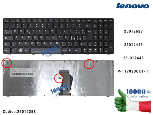 Tastiera italiana lenovo - italiana,