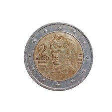 Moneta 2 Euro Commemorativa Austria 2011 – Bertha von Suttner