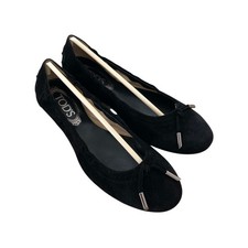 Ballerine Tod’s Donna 37 EU ( 4 UK - 5 US ) Velluto nero Pre Owned