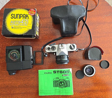 Fujica ST605 with 2x lens and