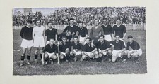 RARA!!!  1932 JUVENTUS vs TORINO FBC calcio COPPA BARATTIA formato 16,5 x 8,5 cm