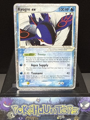 Pokemon card kyogre - ex, 037