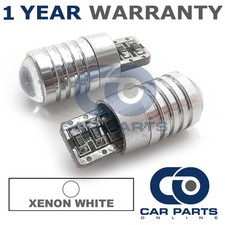 2X RIPETITORE TARGA CREE BIANCO W5W 501 LUCI LATERALI LAMPADINE LED CANBUS