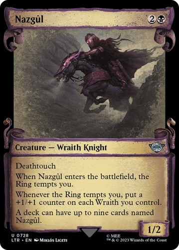 Nazgul 728 silver showcase - nazgul, *