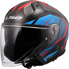 Casco Jet per moto in carbonio