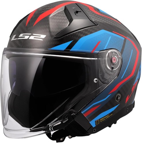 Casco jet per moto carbonio - jet, in