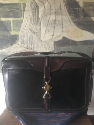 Borsa pelle anni 70 - in,