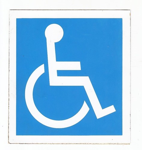 Adesivo riservato disabili - ai,