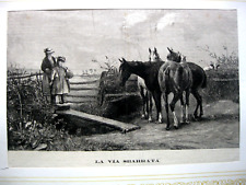 stampa antica 31X23 cm ANTIQUE