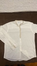 Camicia Zara di lino bianco M estiva