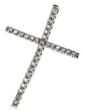 CROCE ORO pendente 18 kt