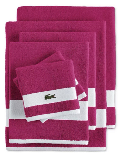 Set asciugamani lacoste sport - set,