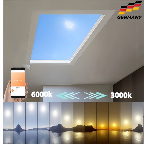 Plafoniera 144w sky cloud - plafoniera,