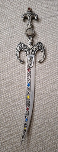 Vintage athame letter opener - athame,