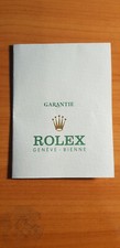 Rolex Garanzia carta bianca