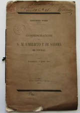 Tancredi Pozzi Scultore, Commemorazione di S.M.Umberto I. Courmayeur  7/8/1900