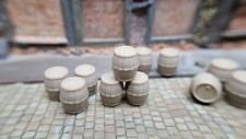 12x H0 1:87 Botti di Legno