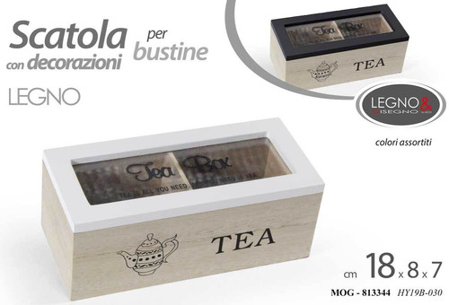 Scatola porta bustine the - porta,