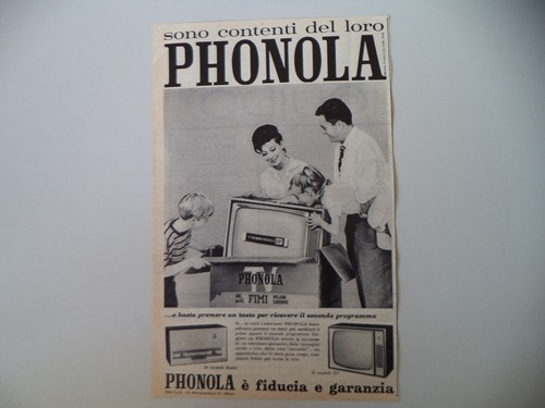 Advertising pubblicità 1961 - advertising,