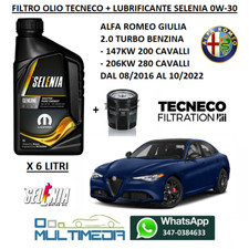 FILTRO OLIO E OLIO SELENIA