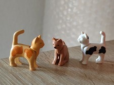 PLAYMOBIL X3 FIGURAS GATOS