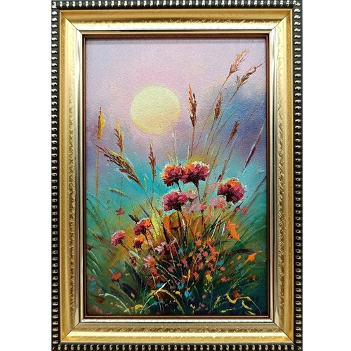 Dipinto olio originale fiori