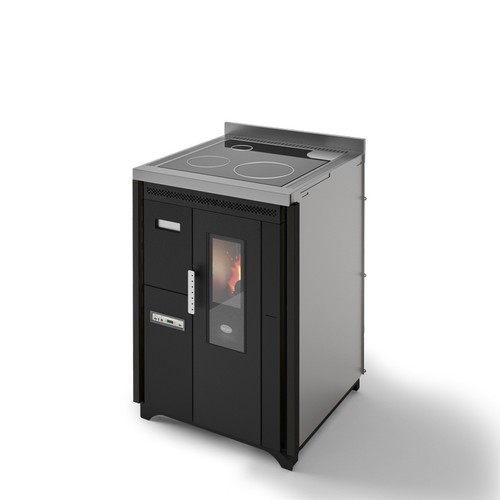 Stufa cucina pellet nina - stufa,