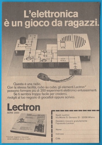 Lectron serie 2000 anno 1973 - lectron:,
