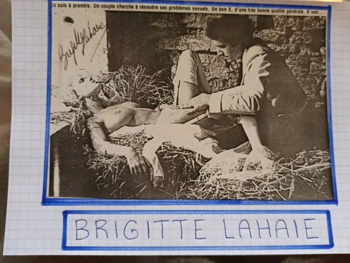 Autographe brigitte lahaie - de,