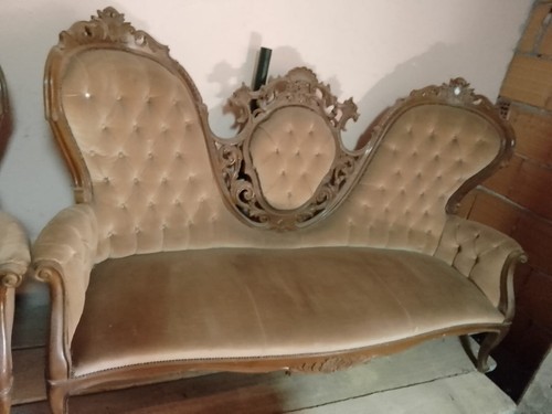Antico salotto con divano - salotto,