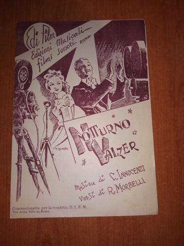 Spartito musicale epoca - musicale, d'epoca