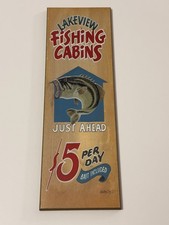 Targa Pesca Vista Lago Cabine