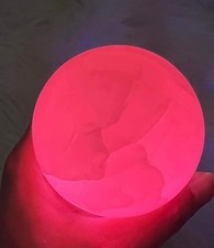 Pink Mangano Calcite Sphere UV
